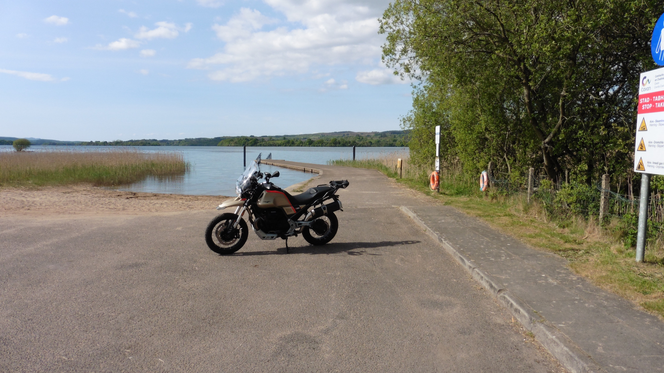 Guzzi at Lough MacNean.jpg